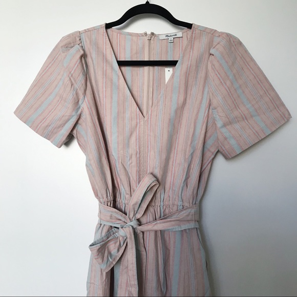 [host pick] Madewell pastel striped jumpsuit - Picture 5 of 8